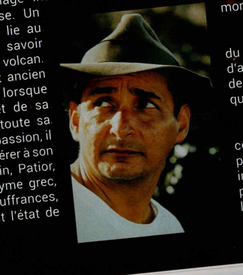 Portrait d'Alain Bertil, photographe et amoureux du volcan
